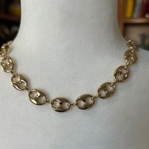 Gold Chunky Chain Necklace Bold Jewelry Statement